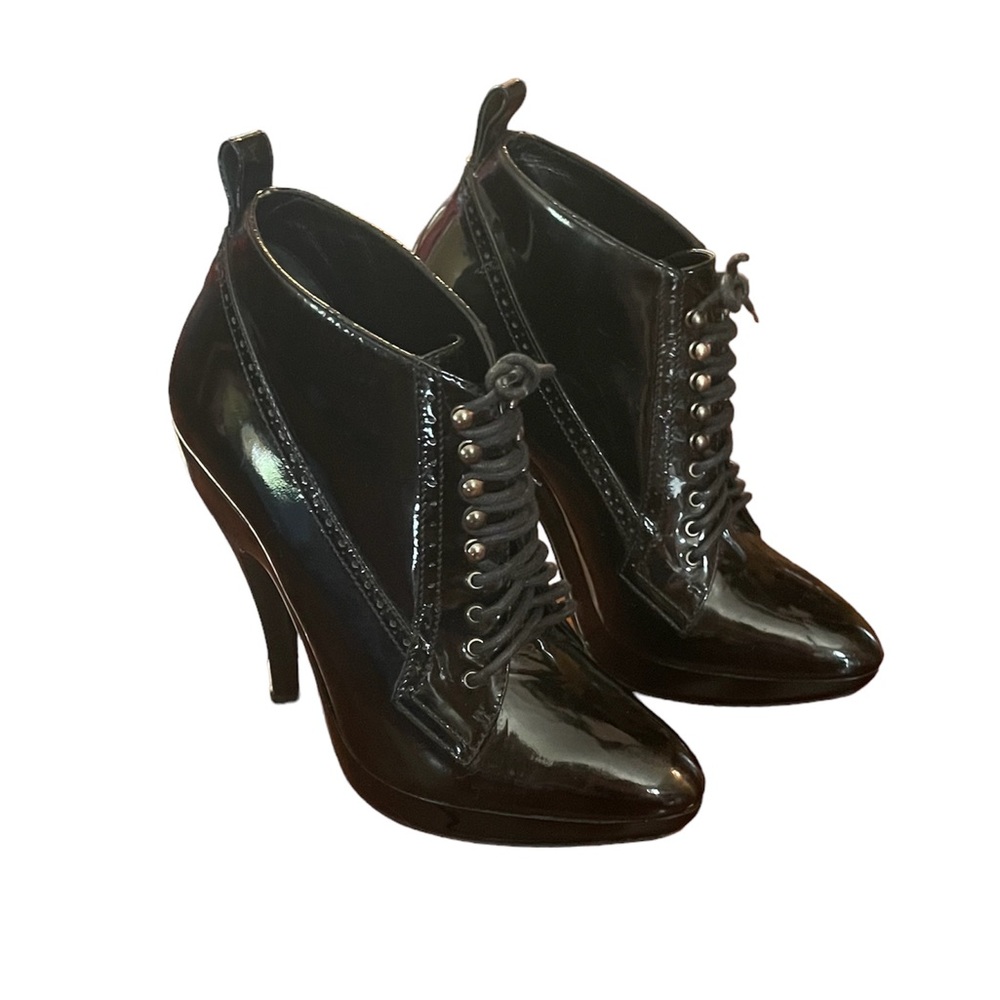 Burberry Patent Leather Booties